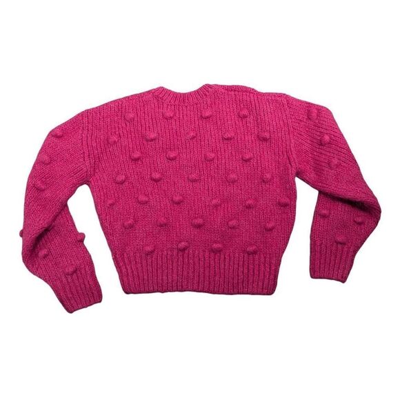 & Other Stories alpaca wool knit bobble fuschia sweater XS - Picture 3 of 7